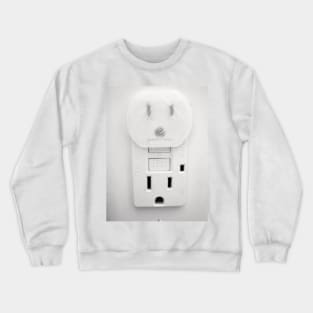 electric uh-oh Crewneck Sweatshirt